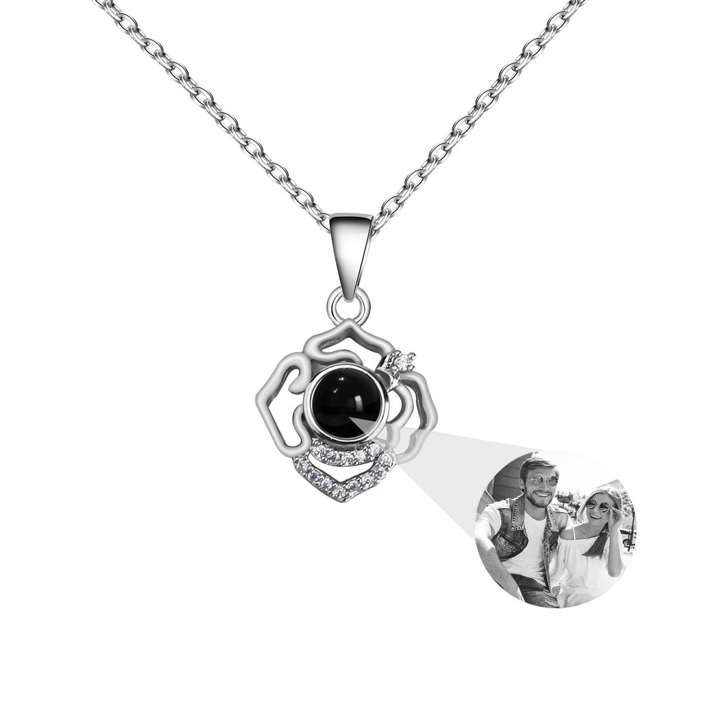 Petals for customized photos Necklace Wedding Romantic Memory Projection Necklace - MERGE.DAY.1.FREESTYLE