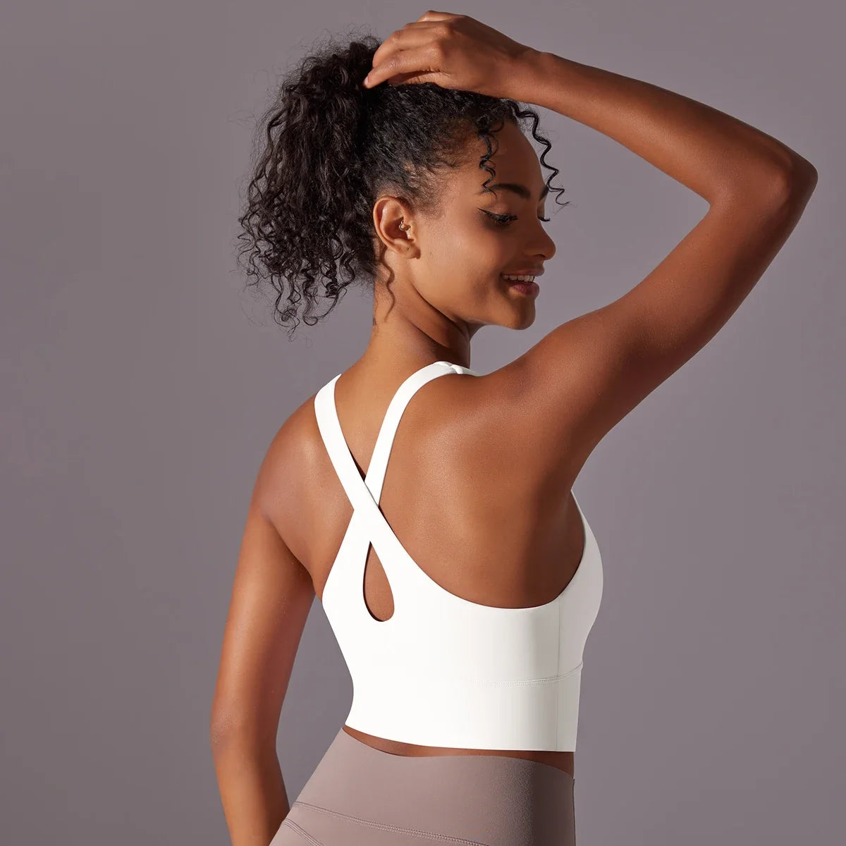 Nylon Sexy Women's Sports Bra Top Women Tight Elastic Gym Sport Yoga Bras - MERGE.DAY.1.FREESTYLE