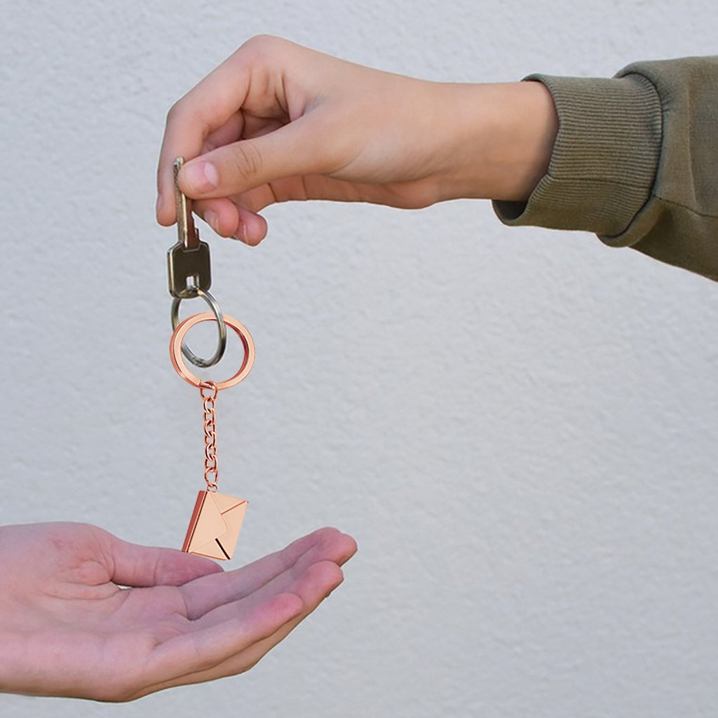 Customizable name envelope keychain For Men Women Car Key Holder - MERGE.DAY.1.FREESTYLE