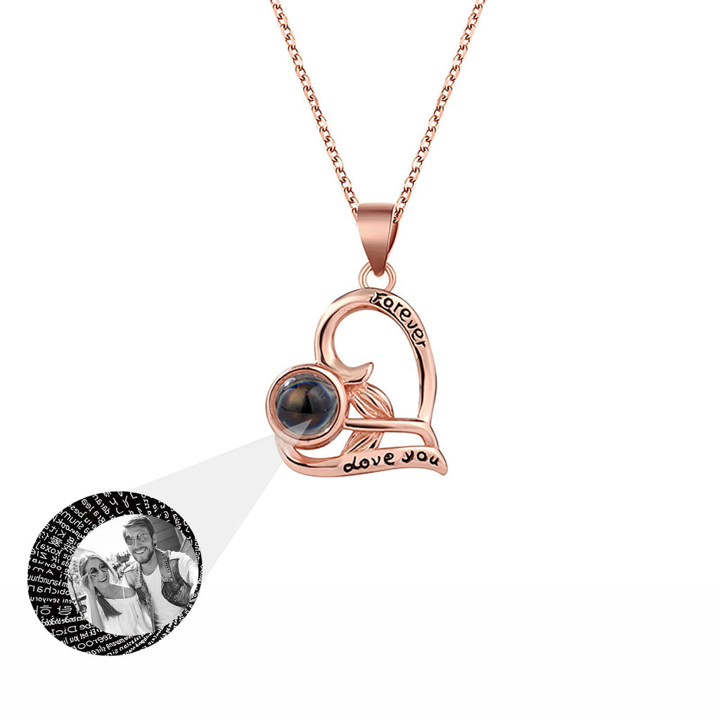 Flowers that can be customized for photos Projection Necklace Pendant Jewelry - MERGE.DAY.1.FREESTYLE