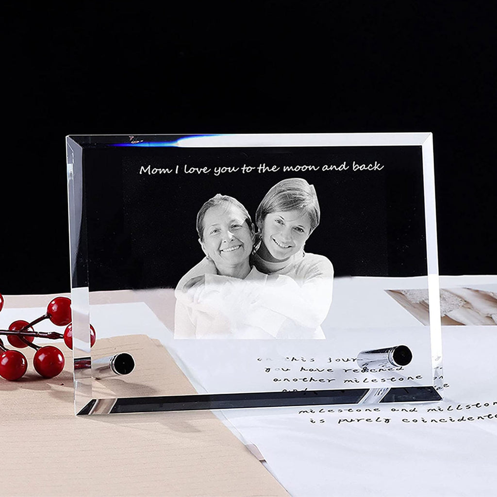 Customized Crystal Family Lovers Photo Album Image Laser Photo Frame - MERGE.DAY.1.FREESTYLE