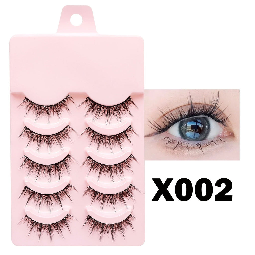 Manga Lashes Soft Natural Eyelashes Thick False Eyelashes - MERGE.DAY.1.FREESTYLE