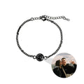 Circle Photo Projection Bracelets Personalized Custom Photo Bracelet Memorial Gift - MERGE.DAY.1.FREESTYLE