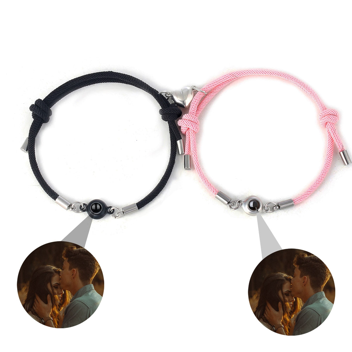 Custom Projection Braided Bracelet Personalized Photo Bracelet Custom Jewelry - MERGE.DAY.1.FREESTYLE
