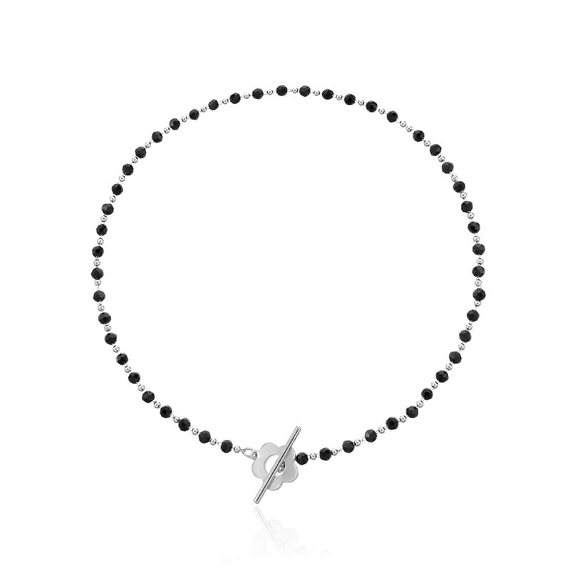 Beads Women's Neck Chain Kpop Pearl Choker Necklace Gold Color Jewelry On The Neck Pendant - MERGE.DAY.1.FREESTYLE