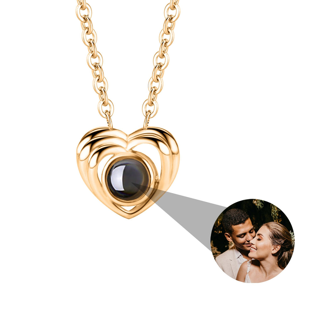 Customized photo necklace Projection Necklace Pendant For Lover Girlfriend - MERGE.DAY.1.FREESTYLE