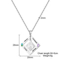 customized photos with birthstone Colorful 12 Birthstone Pendant Necklaces - MERGE.DAY.1.FREESTYLE