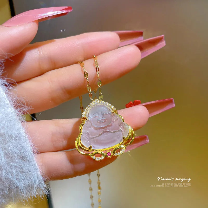 Jade Buddha Pendant - MERGE.DAY.1.FREESTYLE