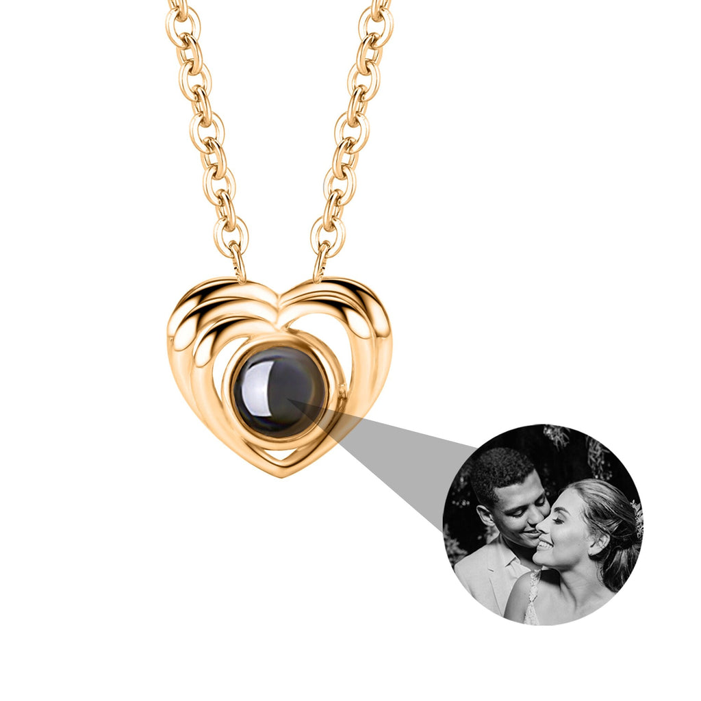 Customized photo necklace Projection Necklace Pendant For Lover Girlfriend - MERGE.DAY.1.FREESTYLE