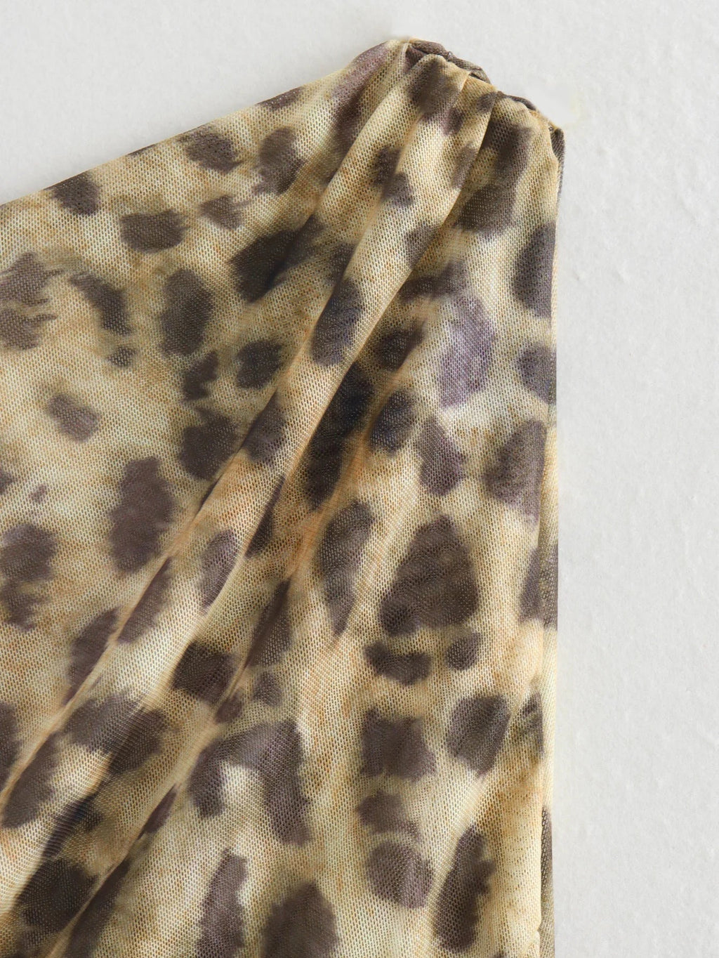 Vintage Women Irregular Leopard Bodysuits - MERGE.DAY.1.FREESTYLE