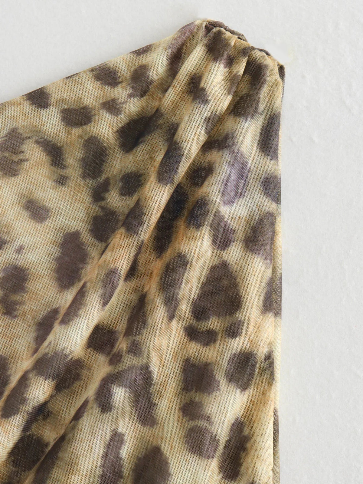 Vintage Women Irregular Leopard Bodysuits - MERGE.DAY.1.FREESTYLE