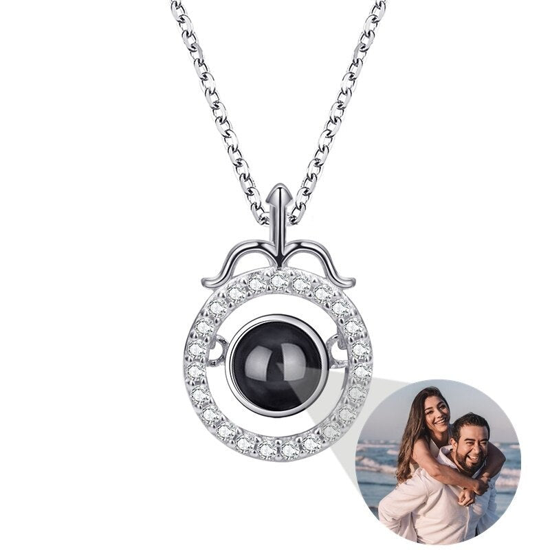 Photo Projection Necklace 12 Constellation Patterns Pendant Necklace - MERGE.DAY.1.FREESTYLE