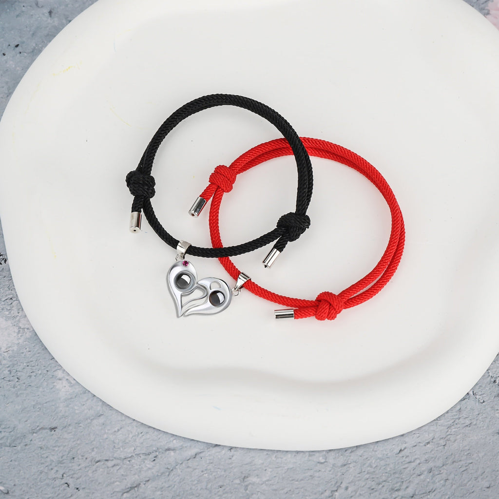 Customizable photo Projection Couple Bracelet Simple Projection Shake Bracelet - MERGE.DAY.1.FREESTYLE