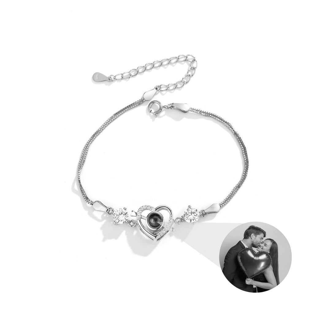 Customized photo Cupid love projection bracelet Personalized Memorial Bracelets - MERGE.DAY.1.FREESTYLE