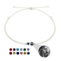 Customized birthstone Personalized Circle Photo Bracelet - MERGE.DAY.1.FREESTYLE