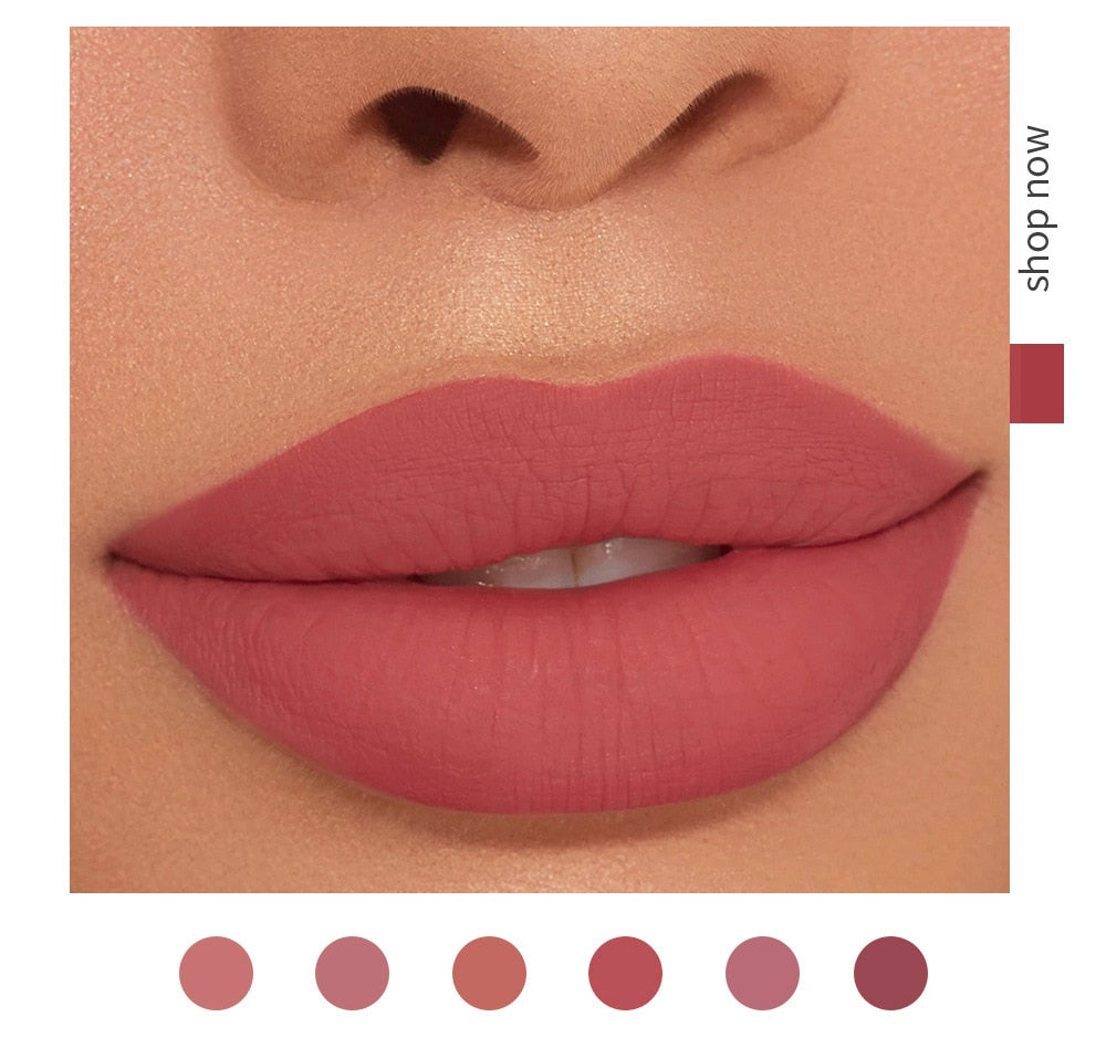 Liquid Lipstick Set Ultra Matte Velvet Waterproof Long Lasting Lip Glosses Nude Makeup Cosmetic Kit-2 - MERGE.DAY.1.FREESTYLE