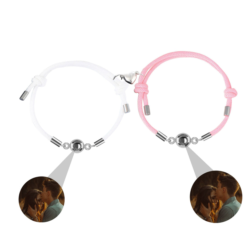 Custom Projection Braided Bracelet Personalized Photo Bracelet Custom Jewelry - MERGE.DAY.1.FREESTYLE