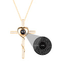 Personalized Name Custom Photo Cross Projection Necklace 925 Silver Necklace - MERGE.DAY.1.FREESTYLE