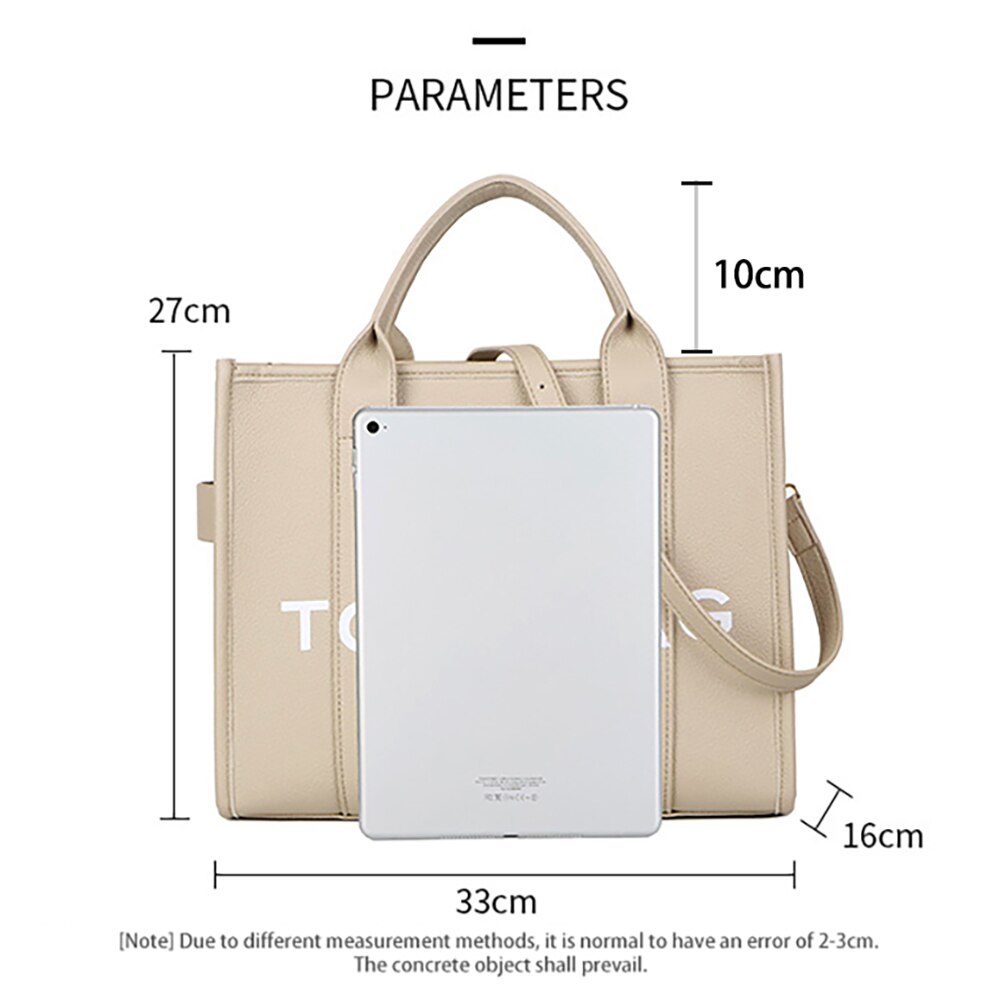 The Traveler Tote bag For Female Handbag Crossbody Leisure Large Bag PU - MERGE.DAY.1.FREESTYLE