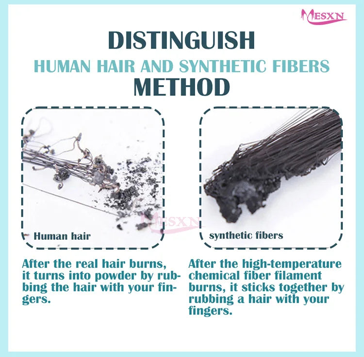 MESXN High Quality Flat Tip Hair Extensions 100% Really Human Fusion Hair Extensions Brown Blonde Color Thickening Of Roots - MERGE.DAY.1.FREESTYLE