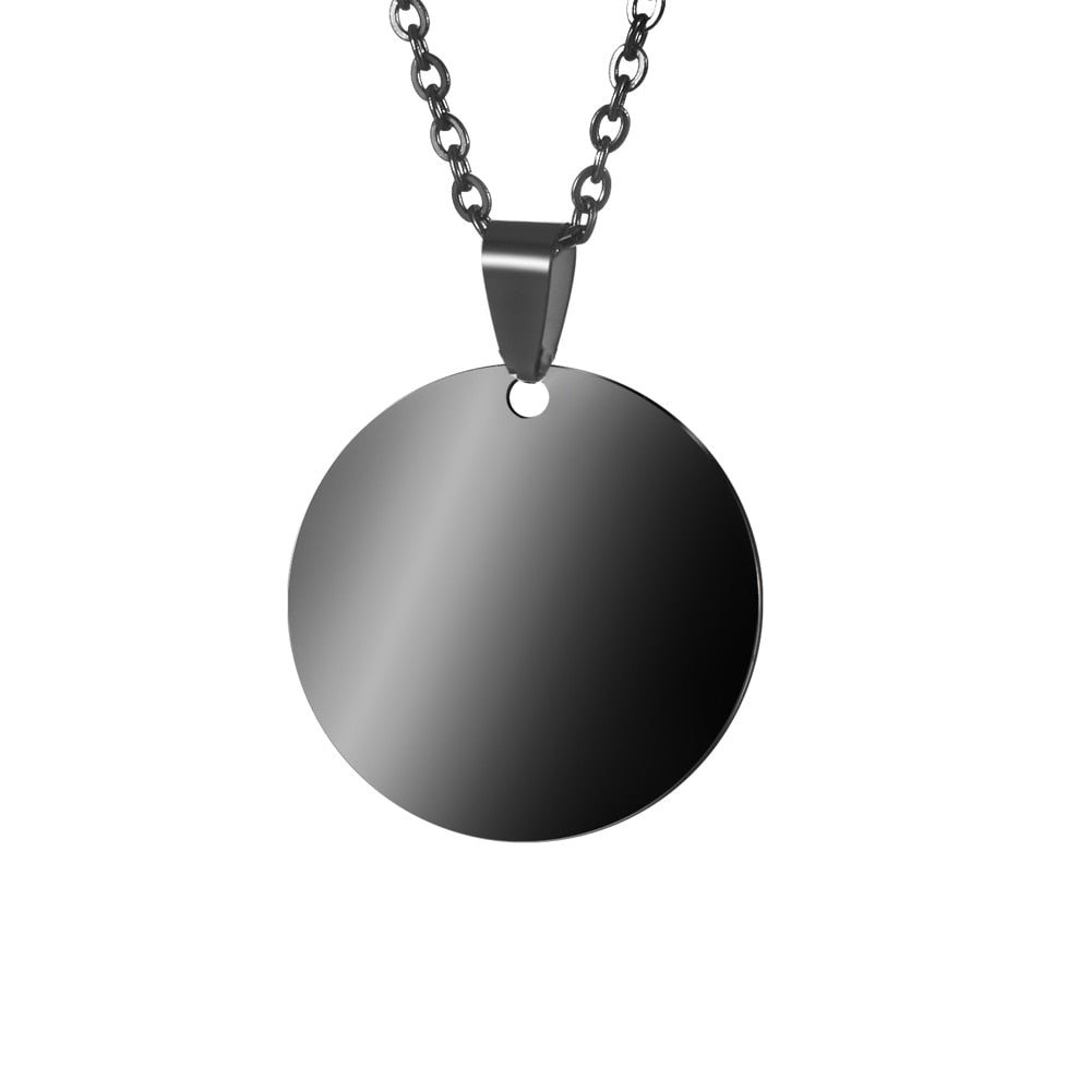 Custom Engraved Picture Photos Name Love Necklace for Women Heart Pendant - MERGE.DAY.1.FREESTYLE