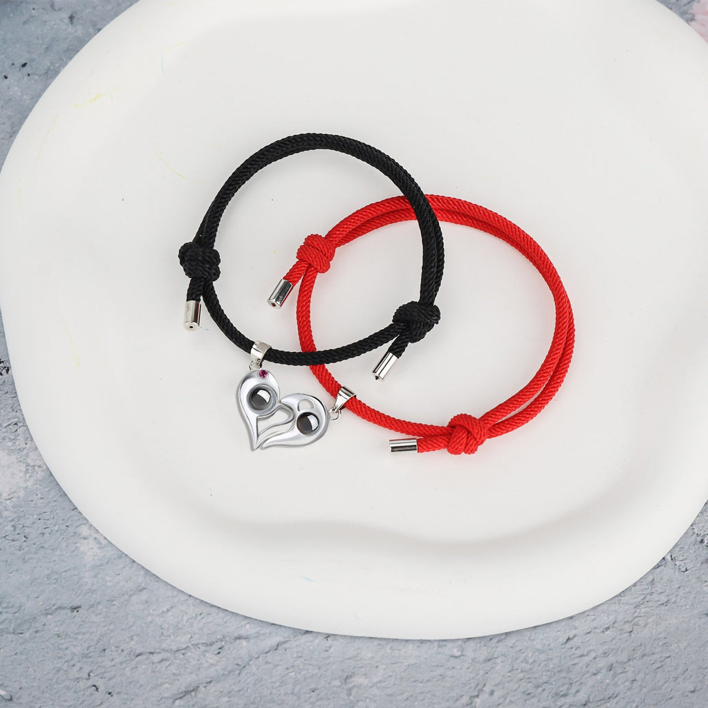 Customizable photo Projection Couple Bracelet Simple Projection Shake Bracelet - MERGE.DAY.1.FREESTYLE