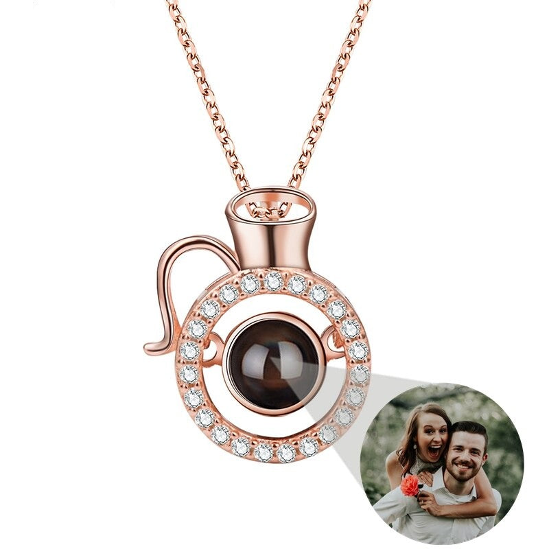 Photo Projection Necklace 12 Constellation Patterns Pendant Necklace - MERGE.DAY.1.FREESTYLE