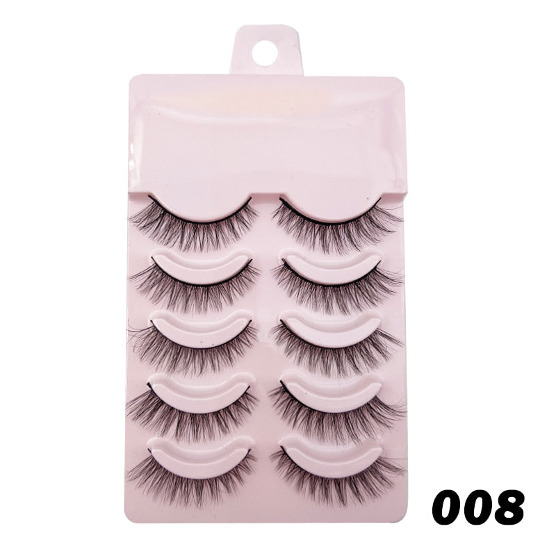 Manga Lashes Soft Natural Eyelashes Thick False Eyelashes - MERGE.DAY.1.FREESTYLE