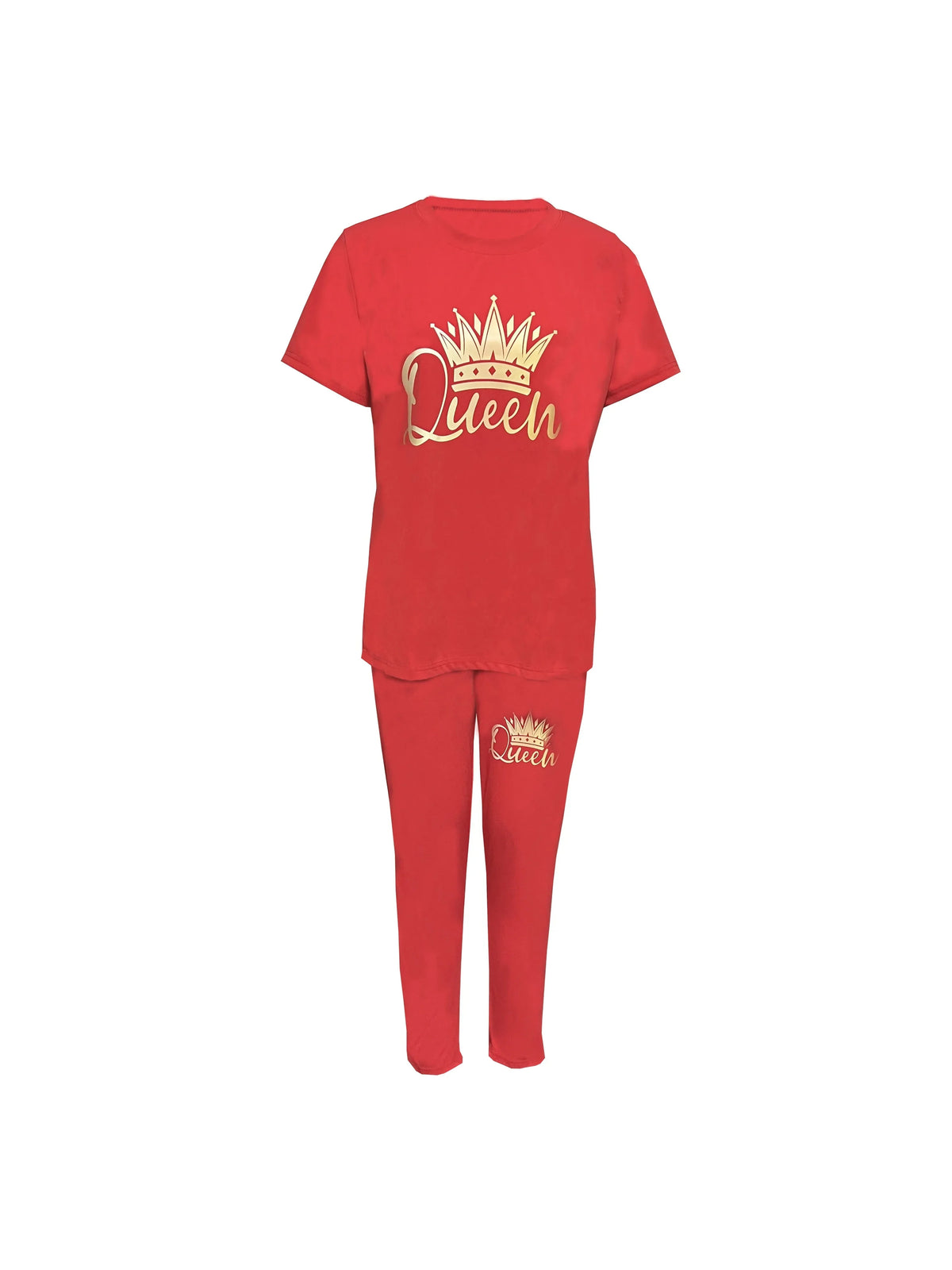 Summer Plus Size Women's Printed Comfortable Casual Set - MERGE.DAY.1.FREESTYLE