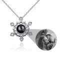 Pendant Custom Photo Flower Necklace 925 Silver Romantic Gift For Girlfriend - MERGE.DAY.1.FREESTYLE