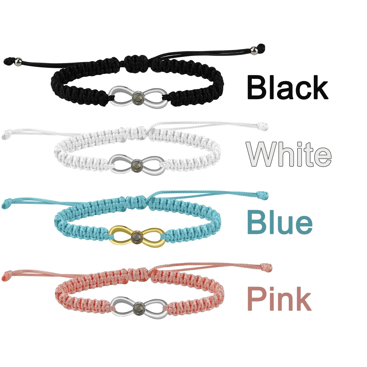 Lnfinite Cycle of Customizable Photos Bracelet Custom Projection Bracelets - MERGE.DAY.1.FREESTYLE