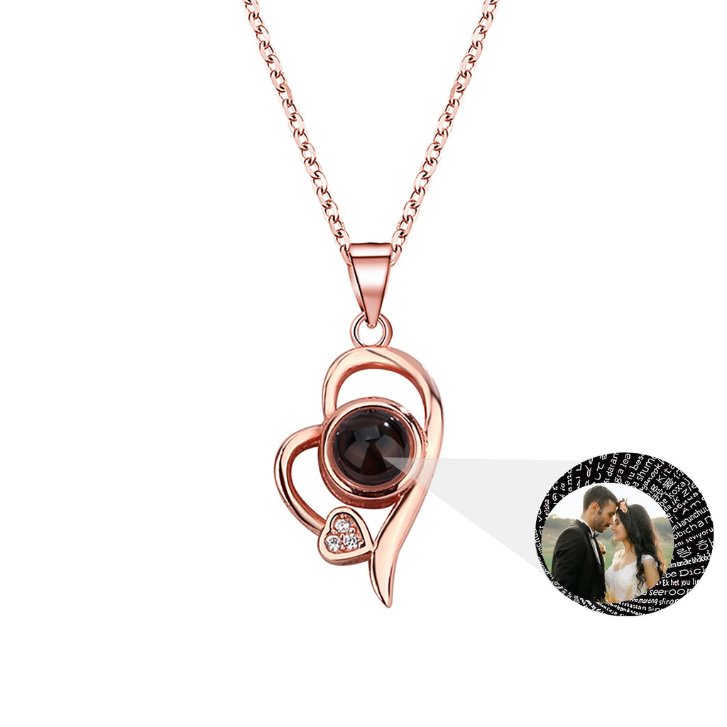 Customized photo projection necklace Couple Romantic Cute Accessories - MERGE.DAY.1.FREESTYLE
