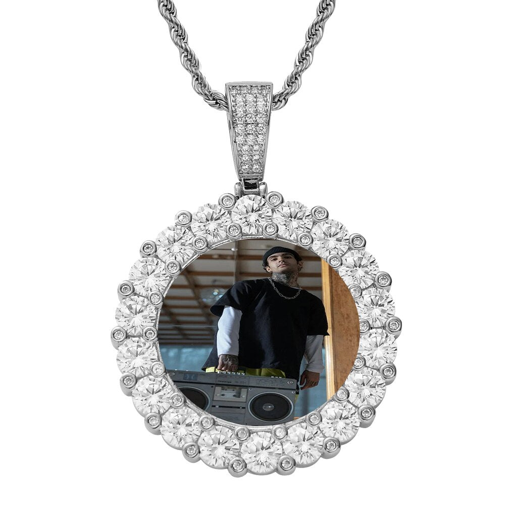 Customizable photoMen's Fashion Inlaid Exquisite Micro-dense Zircon Hip Hop Rock Party - MERGE.DAY.1.FREESTYLE