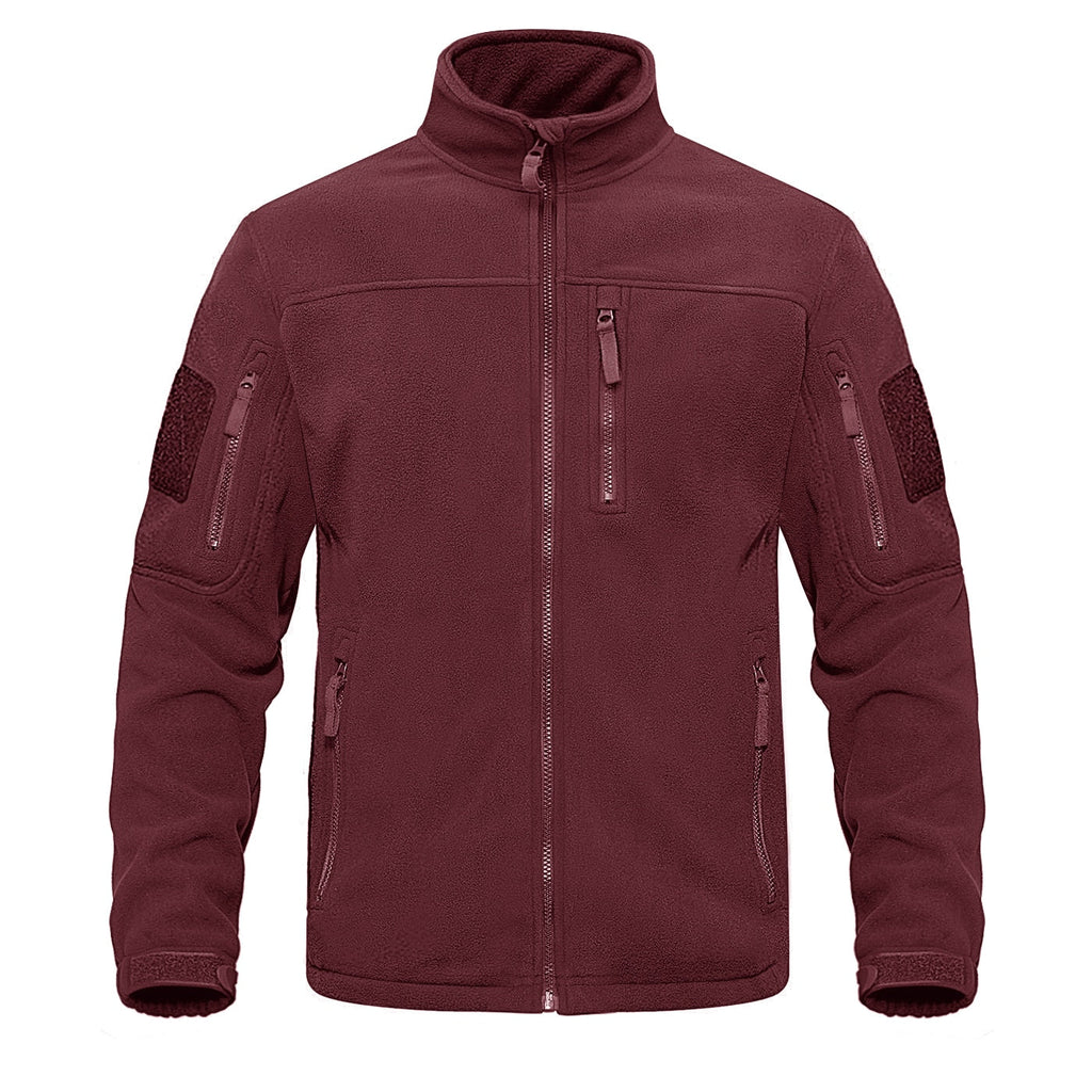Full Zip Up Tactical Army Fleece Jacket Military Thermal Warm Outwear Windbreaker - MERGE.DAY.1.FREESTYLE