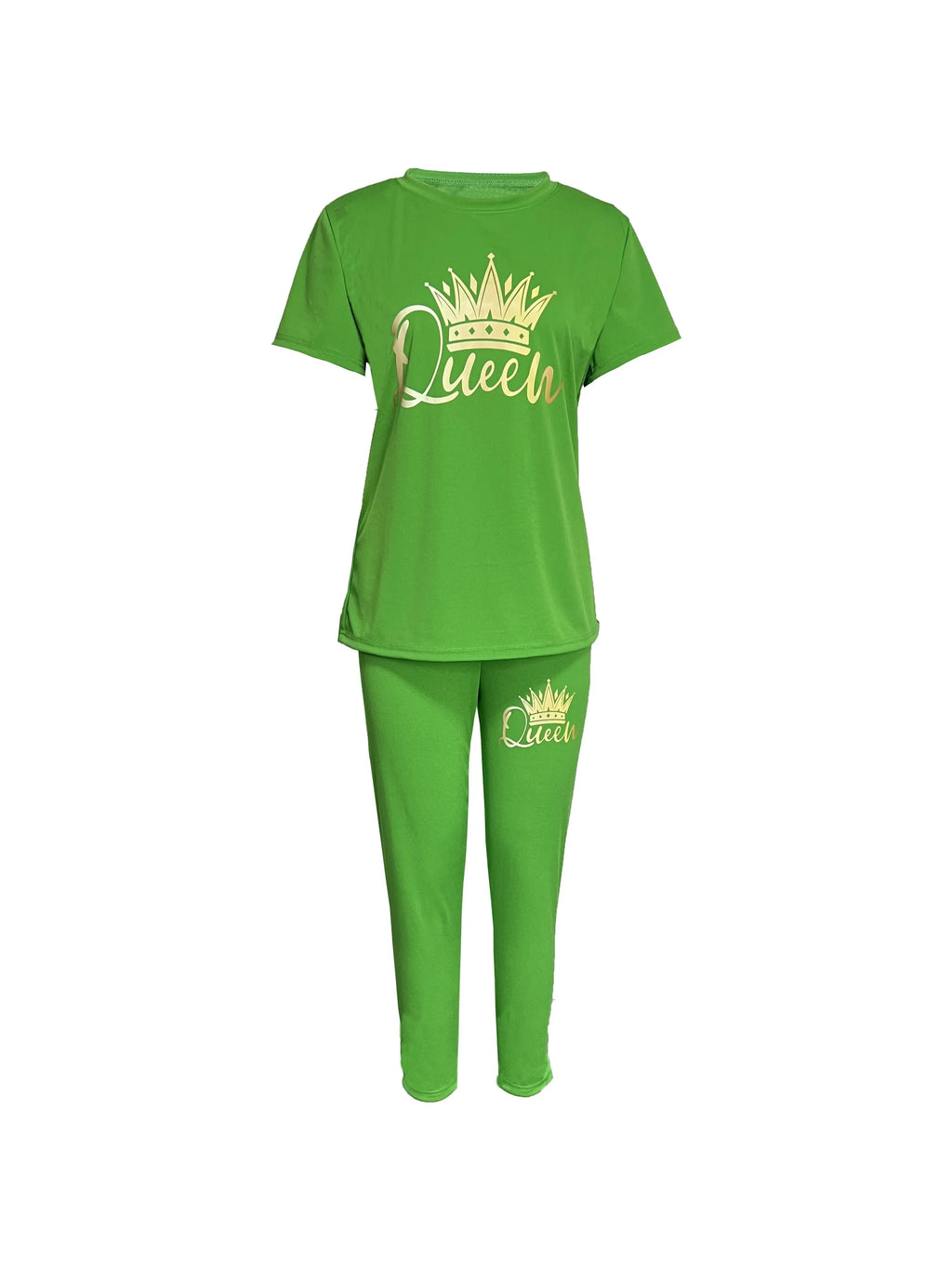 Summer Plus Size Women's Printed Comfortable Casual Set - MERGE.DAY.1.FREESTYLE