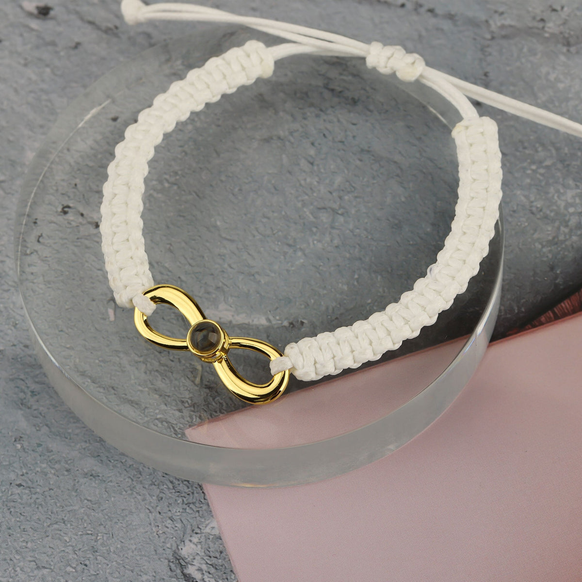 Lnfinite Cycle of Customizable Photos Bracelet Custom Projection Bracelets - MERGE.DAY.1.FREESTYLE