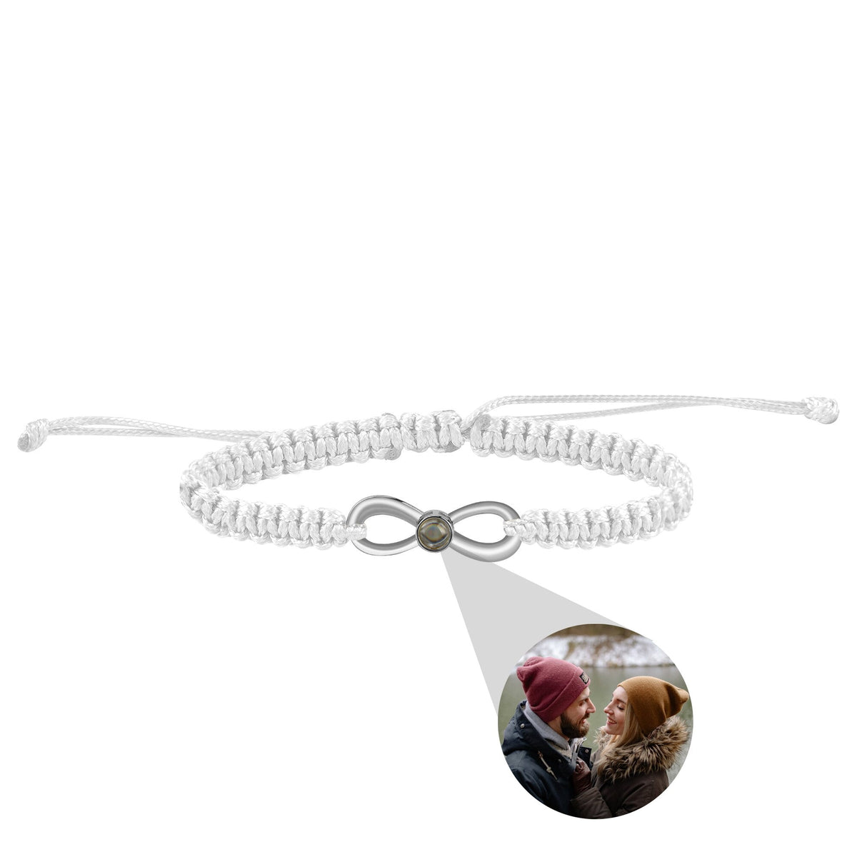 Lnfinite Cycle of Customizable Photos Bracelet Custom Projection Bracelets - MERGE.DAY.1.FREESTYLE