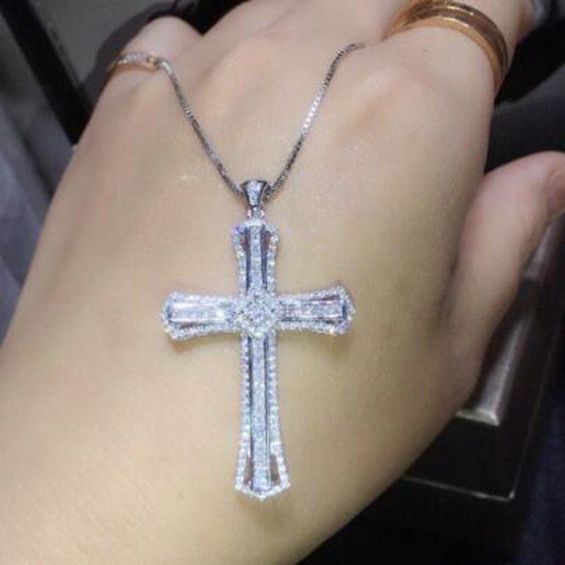 Personality Creative Jesus Cross Amulet Pendant Rock Casual Gift Catholic Christian Necklace - MERGE.DAY.1.FREESTYLE