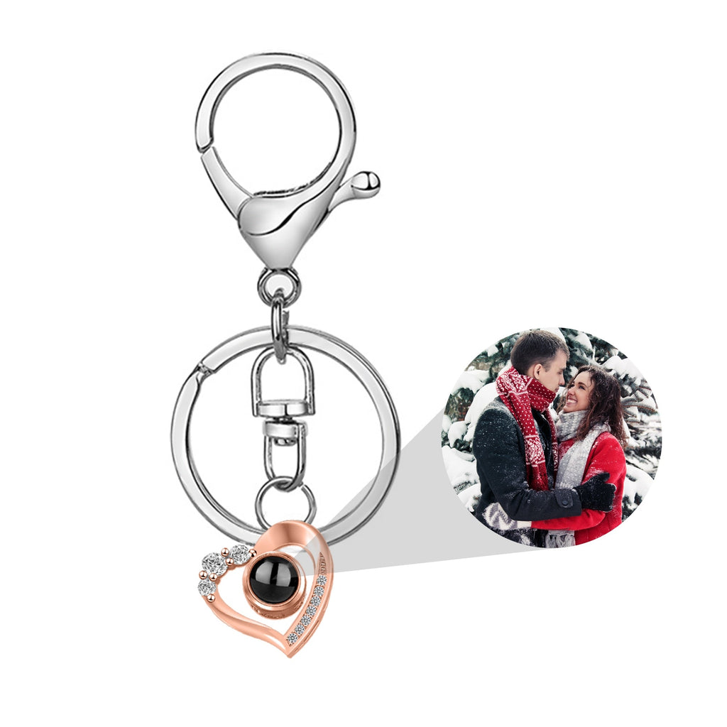 Custom Photo Projection Keychain Simple Style love Projection Keychain - MERGE.DAY.1.FREESTYLE