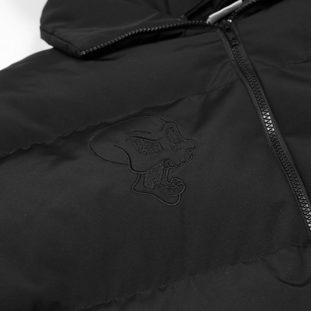 Embroidered Skull Jacket Streetwear Little Devil Designer Hood Padded Jacket Coat - MERGE.DAY.1.FREESTYLE
