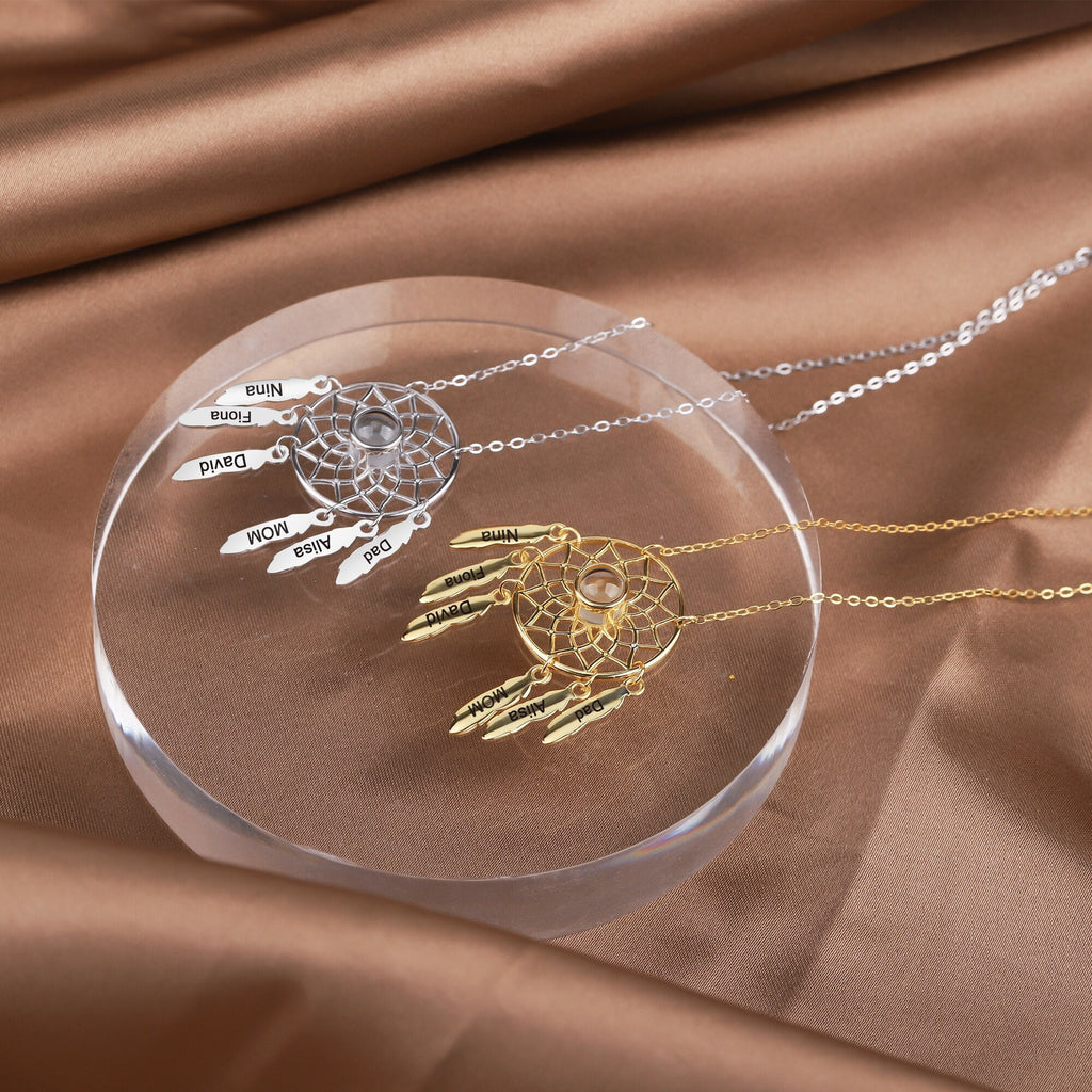 Customized Photo Dream catcher Projection Pendant Necklace - MERGE.DAY.1.FREESTYLE