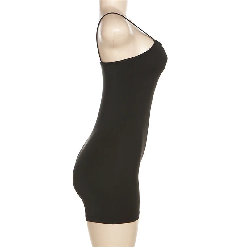 Solid Sleeveless Playsuit Club Streetwear - MERGE.DAY.1.FREESTYLE