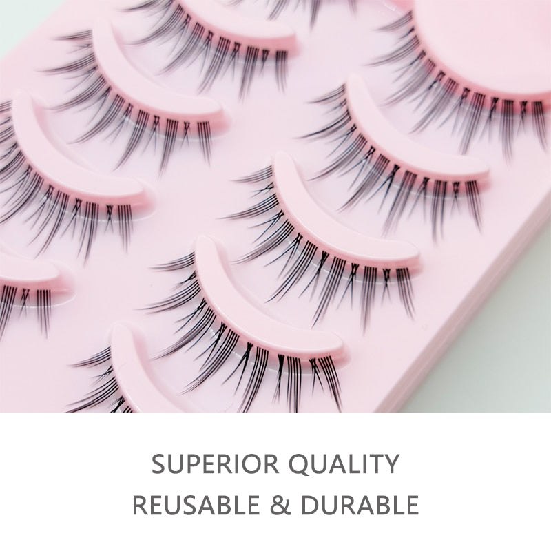 Manga Lashes Soft Natural Eyelashes Thick False Eyelashes - MERGE.DAY.1.FREESTYLE