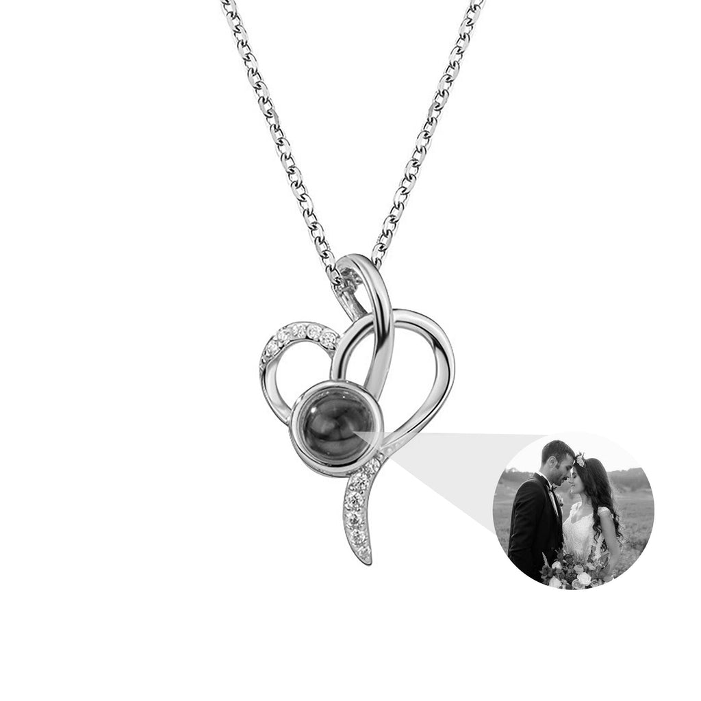 customizable Love photos Projection Necklace Pendant - MERGE.DAY.1.FREESTYLE