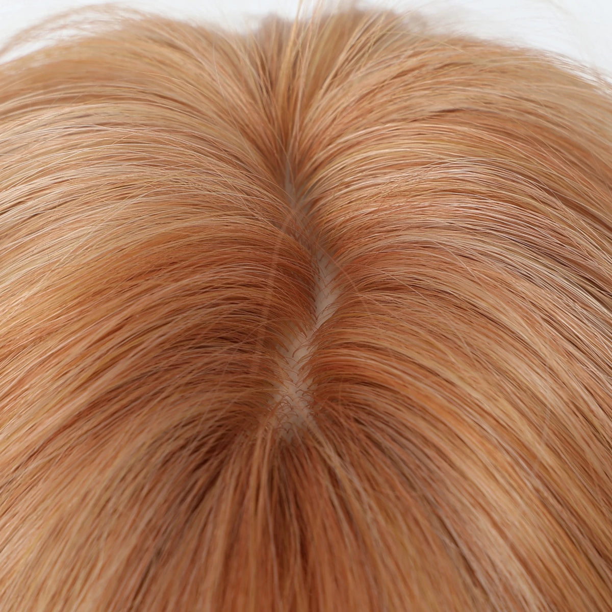 EASIHAIR Medium Length Orange Synthetic Wigs for Women Natural Wavy Wigs With Bangs Heat Resistant Fiber Wigs for Daily Cosplay - MERGE.DAY.1.FREESTYLE