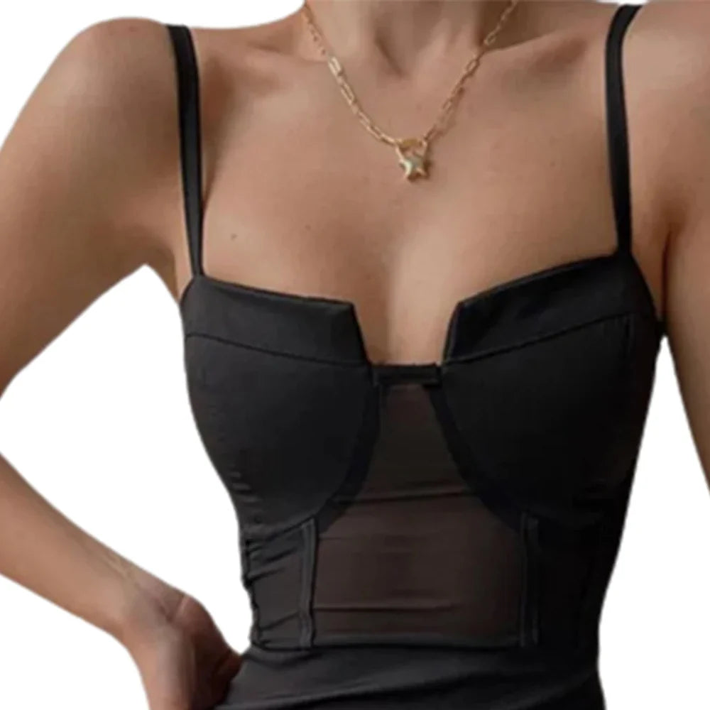 sling sexy low-cut one-shoulder slim hip wrap dress - MERGE.DAY.1.FREESTYLE