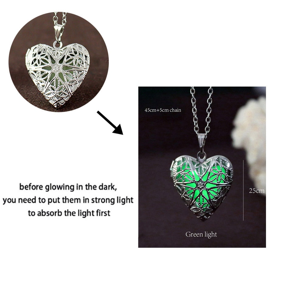 Luminous Dragon Necklace Glowing Night Fluorescence Silver Plated Glow In The Dark Necklace - MERGE.DAY.1.FREESTYLE