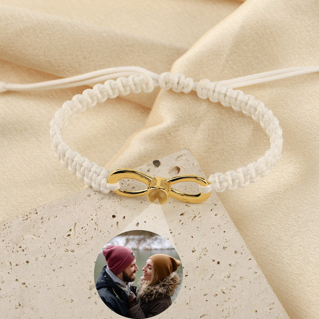 Lnfinite Cycle of Customizable Photos Bracelet Custom Projection Bracelets - MERGE.DAY.1.FREESTYLE