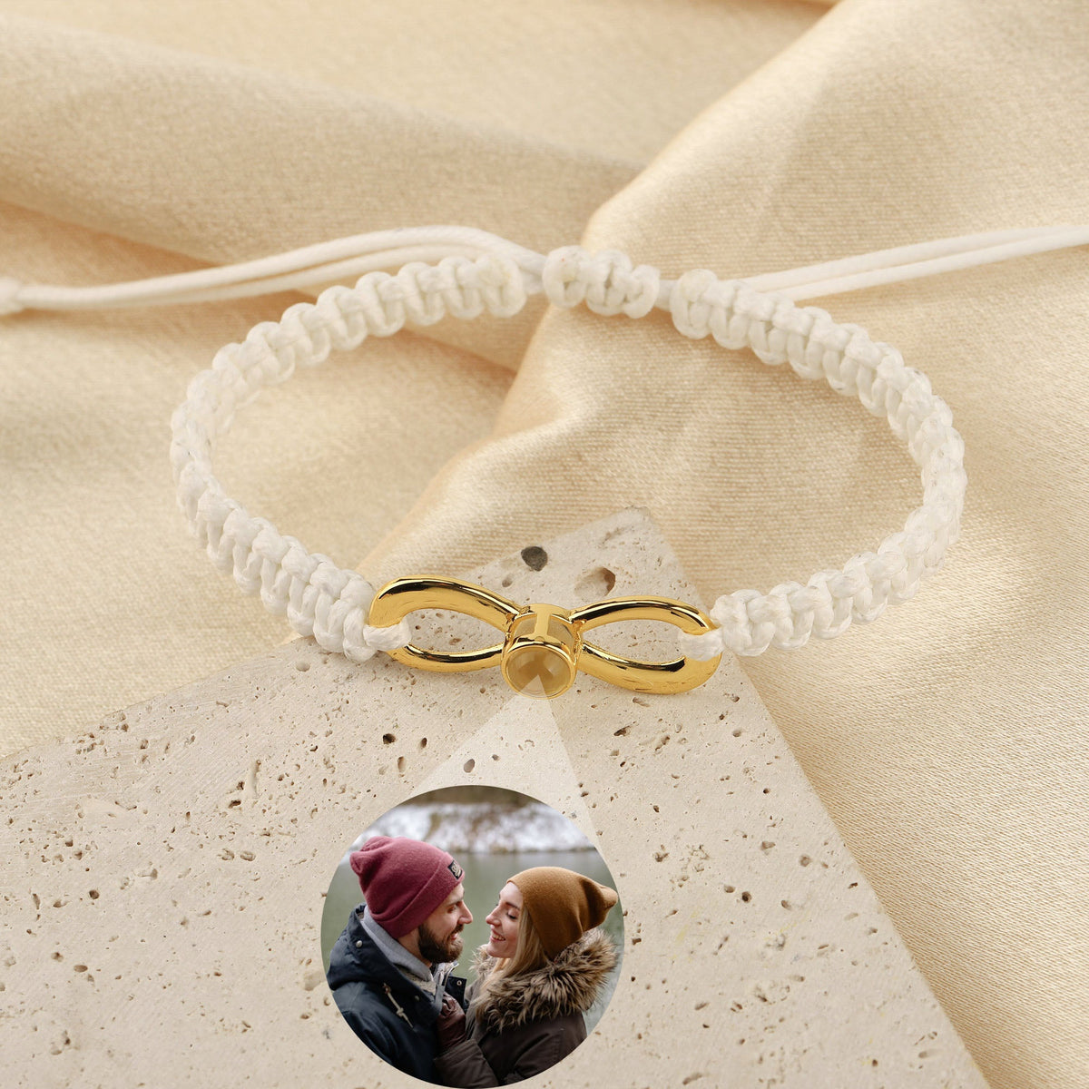 Lnfinite Cycle of Customizable Photos Bracelet Custom Projection Bracelets - MERGE.DAY.1.FREESTYLE