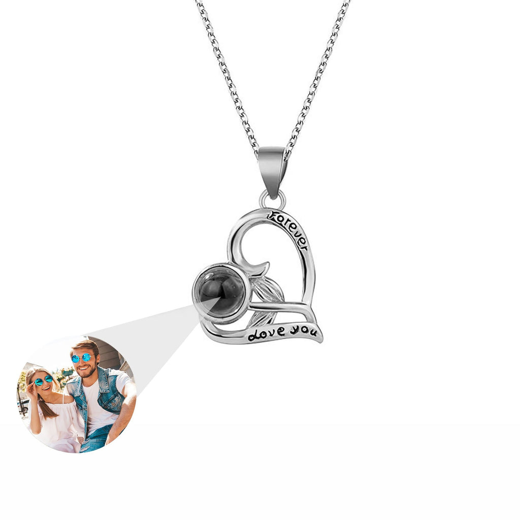 Flowers that can be customized for photos Projection Necklace Pendant Jewelry - MERGE.DAY.1.FREESTYLE